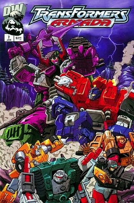 Cover of Transformers: Armada/Energon #7. One of 250,000 Vintage American Comics on sale from Krypton!