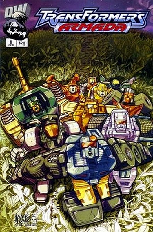 Cover of Transformers: Armada/Energon #8. One of 250,000 Vintage American Comics on sale from Krypton!