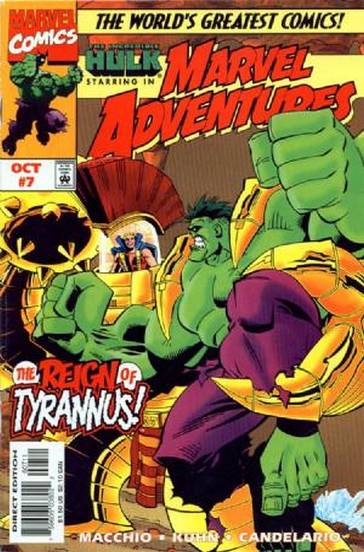 Cover of Marvel Adventures (Vol 1) #7. One of 250,000 Vintage American Comics on sale from Krypton!