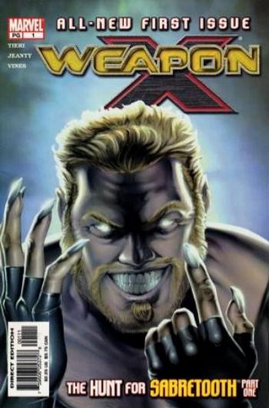 Cover of Weapon X (Vol 1) #1. One of 250,000 Vintage American Comics on sale from Krypton!