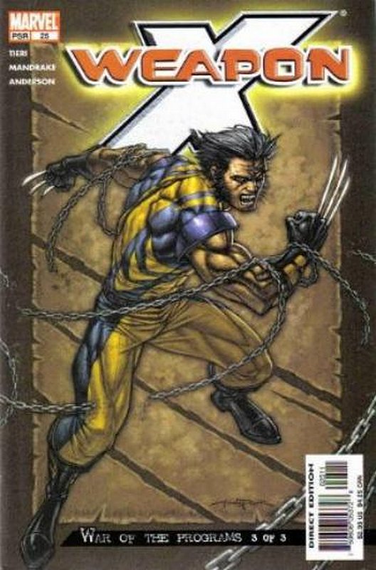 Cover of Weapon X (Vol 1) #25. One of 250,000 Vintage American Comics on sale from Krypton!