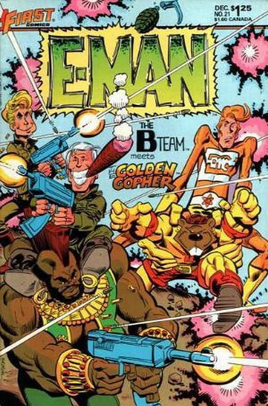 Cover of E-Man (Vol 2) #21. One of 250,000 Vintage American Comics on sale from Krypton!