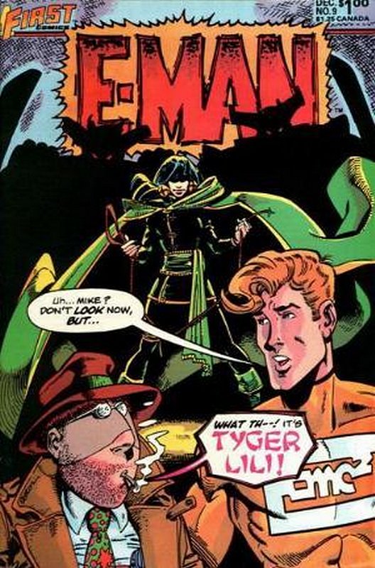 Cover of E-Man (Vol 2) #9. One of 250,000 Vintage American Comics on sale from Krypton!