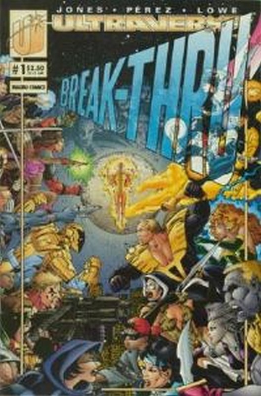 Cover of Break-Thru (1993 Ltd) #1. One of 250,000 Vintage American Comics on sale from Krypton!
