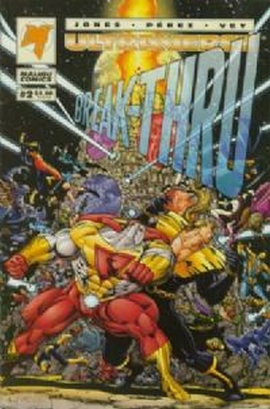 Cover of Break-Thru (1993 Ltd) #2. One of 250,000 Vintage American Comics on sale from Krypton!