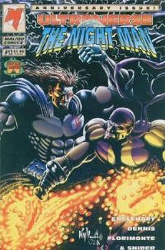 Cover of Night Man (Vol 1) #12. One of 250,000 Vintage American Comics on sale from Krypton!