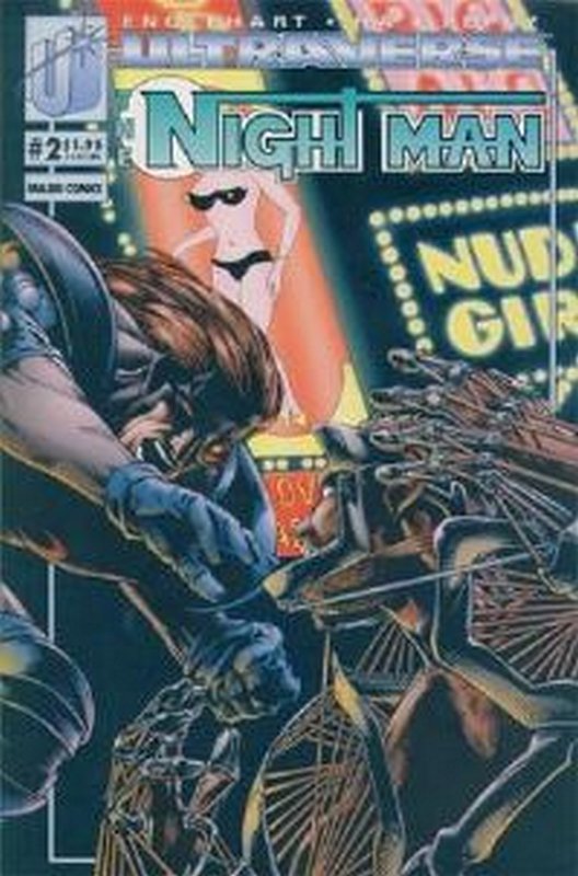 Cover of Night Man (Vol 1) #2. One of 250,000 Vintage American Comics on sale from Krypton!