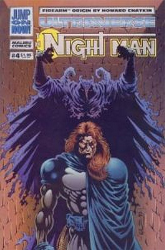 Cover of Night Man (Vol 1) #4. One of 250,000 Vintage American Comics on sale from Krypton!