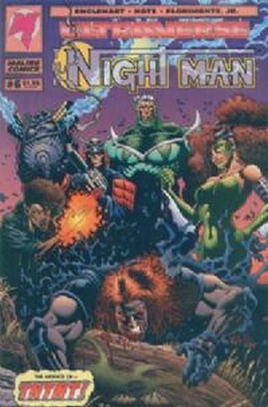 Cover of Night Man (Vol 1) #6. One of 250,000 Vintage American Comics on sale from Krypton!