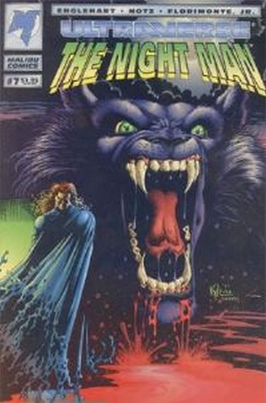 Cover of Night Man (Vol 1) #7. One of 250,000 Vintage American Comics on sale from Krypton!