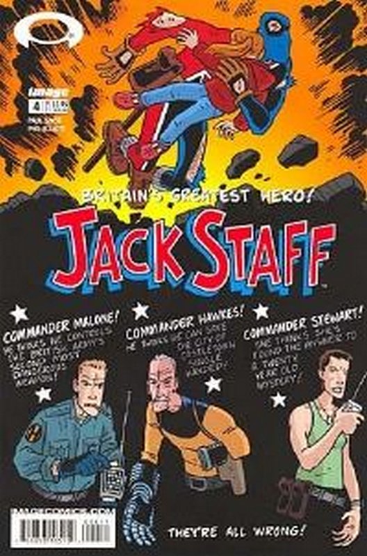 Cover of Jack Staff (Vol 1) #4. One of 250,000 Vintage American Comics on sale from Krypton!