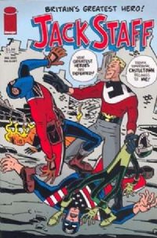 Cover of Jack Staff (Vol 1) #7. One of 250,000 Vintage American Comics on sale from Krypton!