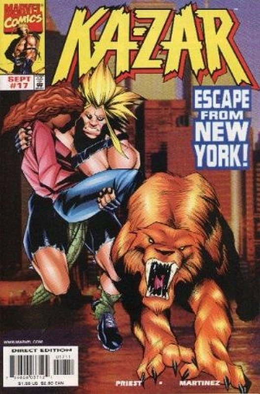 Cover of Ka-Zar (Vol 4) #17. One of 250,000 Vintage American Comics on sale from Krypton!