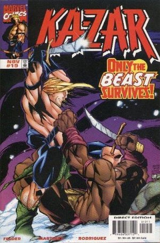 Cover of Ka-Zar (Vol 4) #19. One of 250,000 Vintage American Comics on sale from Krypton!