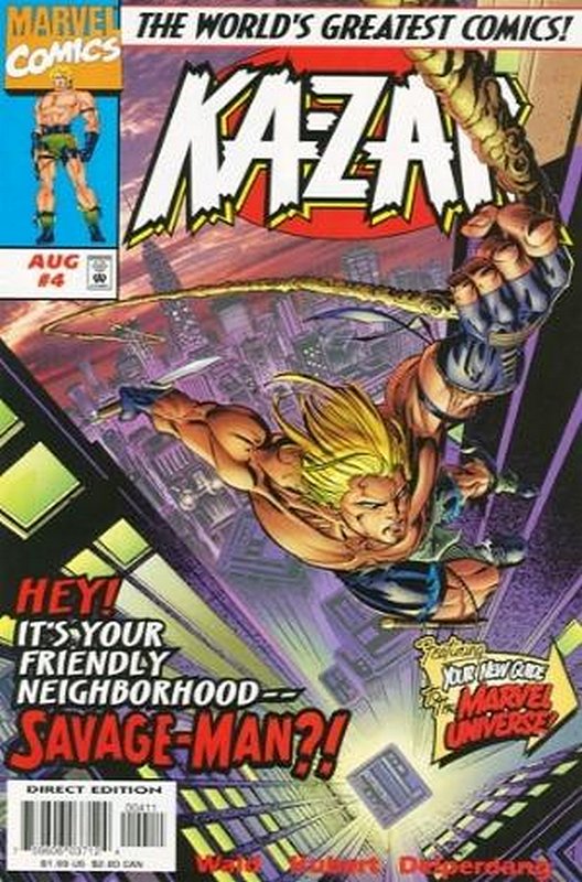 Cover of Ka-Zar (Vol 4) #4. One of 250,000 Vintage American Comics on sale from Krypton!