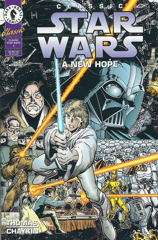 Cover of Classic Star Wars: A New Hope   #1. One of 250,000 Vintage American Comics on sale from Krypton!