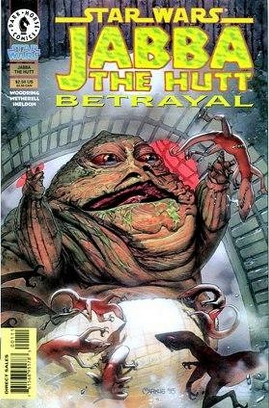Cover of Star Wars: Jabba the Hut - Betrayal #1. One of 250,000 Vintage American Comics on sale from Krypton!