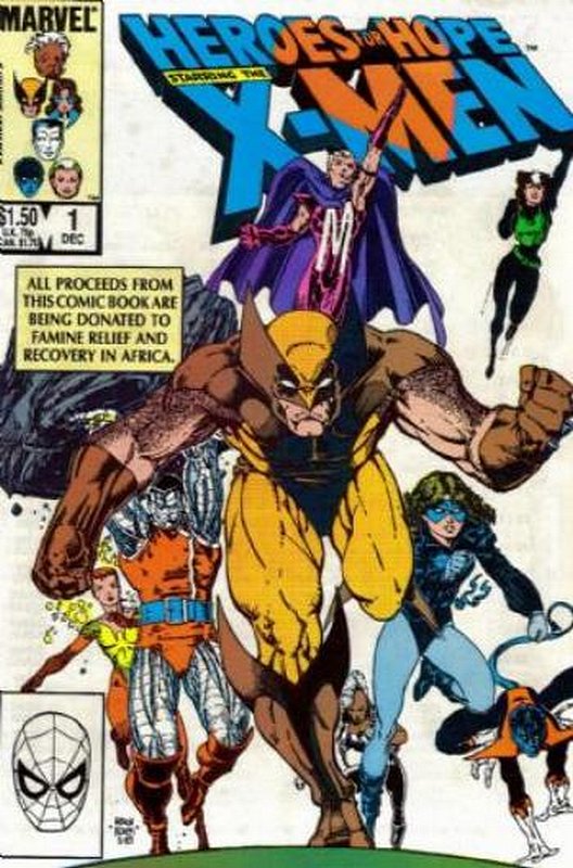 Cover of X-Men: Heroes for Hope (1985 One Shot) #1. One of 250,000 Vintage American Comics on sale from Krypton!
