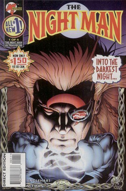 Cover of Night Man (1995 Ltd) #1. One of 250,000 Vintage American Comics on sale from Krypton!