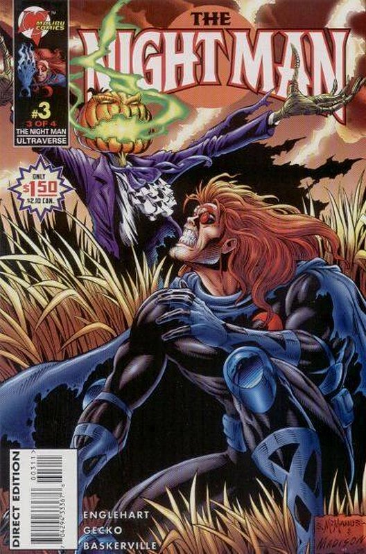 Cover of Night Man (1995 Ltd) #3. One of 250,000 Vintage American Comics on sale from Krypton!