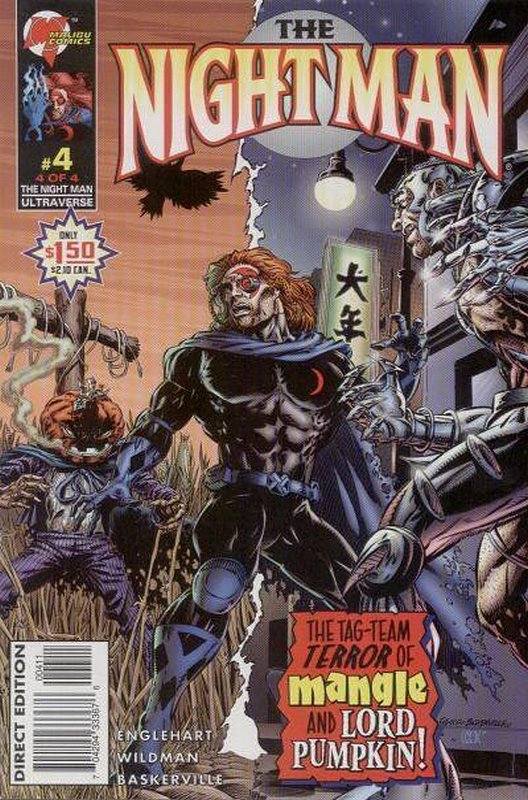 Cover of Night Man (1995 Ltd) #4. One of 250,000 Vintage American Comics on sale from Krypton!