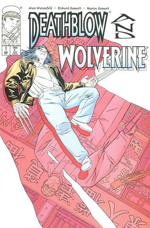 Cover of Deathblow/Wolverine (1996 Ltd) #1. One of 250,000 Vintage American Comics on sale from Krypton!