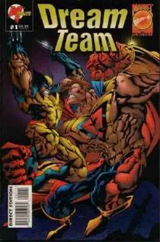 Cover of Dream Team #1. One of 250,000 Vintage American Comics on sale from Krypton!