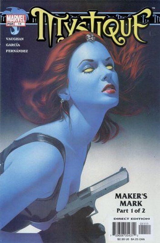 Cover of Mystique (Vol 1) #11. One of 250,000 Vintage American Comics on sale from Krypton!