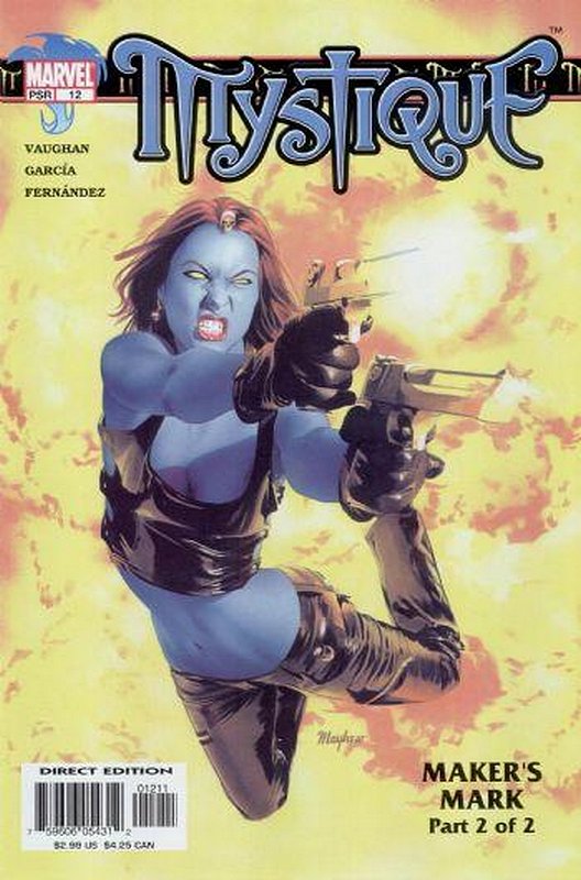 Cover of Mystique (Vol 1) #12. One of 250,000 Vintage American Comics on sale from Krypton!