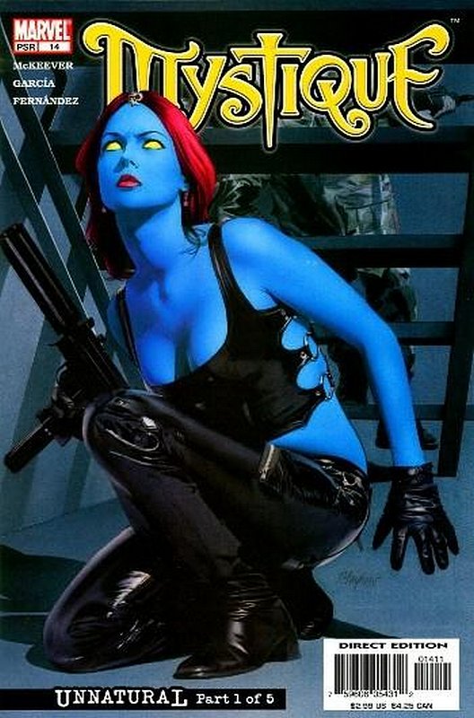 Cover of Mystique (Vol 1) #14. One of 250,000 Vintage American Comics on sale from Krypton!