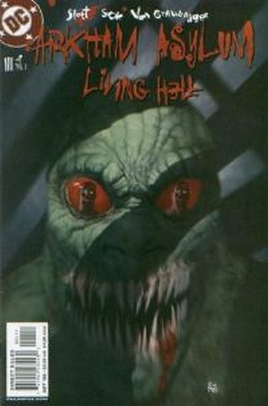 Cover of Arkham Asylum: Living Hell #4. One of 250,000 Vintage American Comics on sale from Krypton!