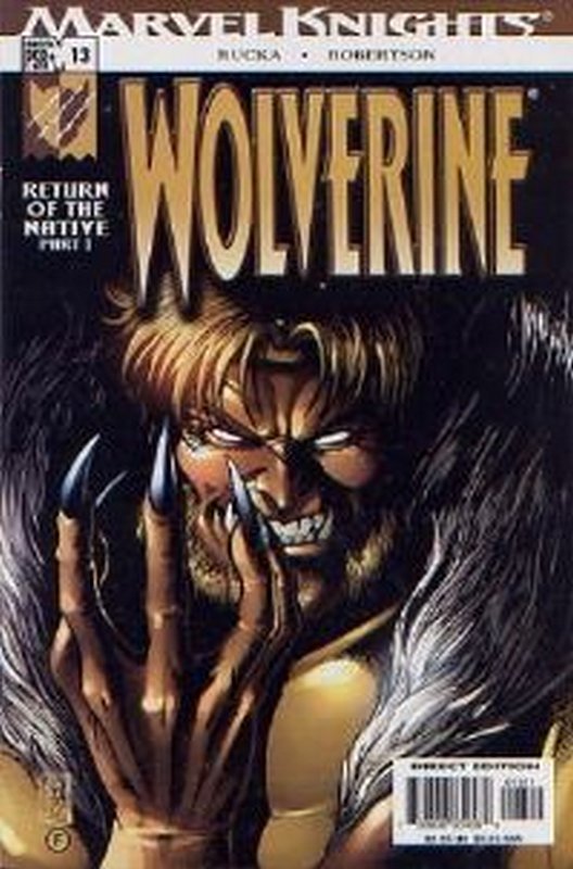 Cover of Wolverine (Vol 2) #13. One of 250,000 Vintage American Comics on sale from Krypton!