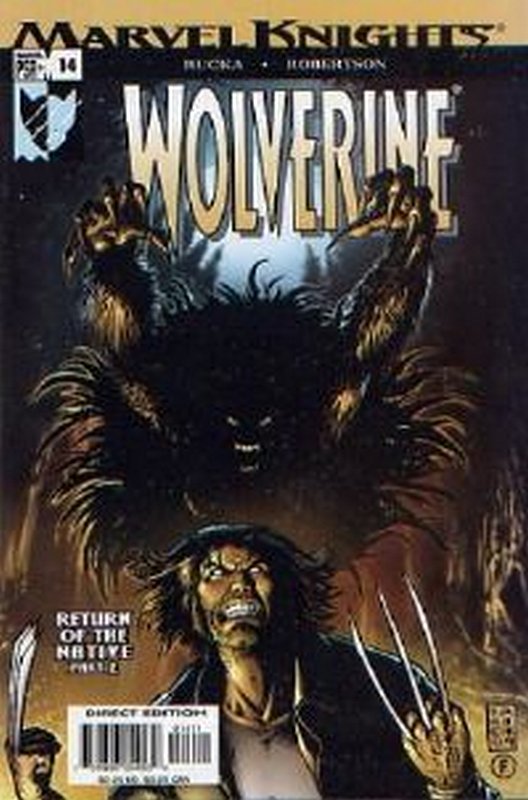Cover of Wolverine (Vol 2) #14. One of 250,000 Vintage American Comics on sale from Krypton!