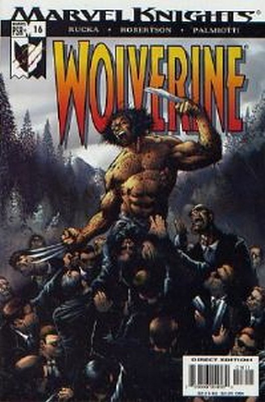 Cover of Wolverine (Vol 2) #16. One of 250,000 Vintage American Comics on sale from Krypton!