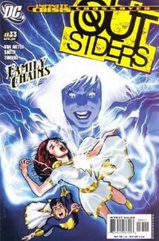 Cover of Outsiders (Vol 3) #33. One of 250,000 Vintage American Comics on sale from Krypton!