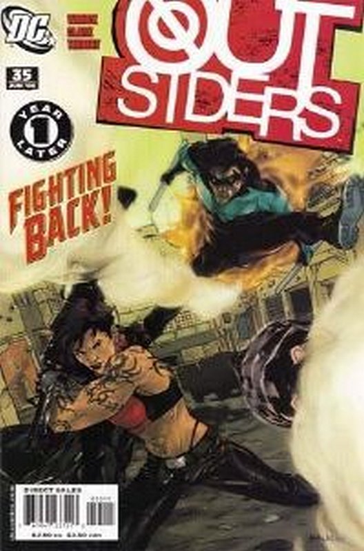 Cover of Outsiders (Vol 3) #35. One of 250,000 Vintage American Comics on sale from Krypton!