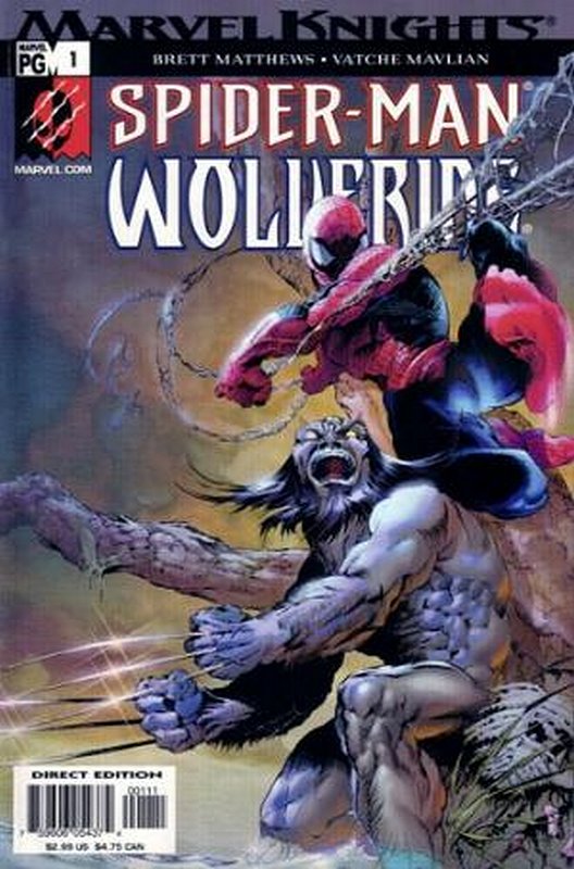 Cover of Spider-Man & Wolverine (2003 Ltd) #1. One of 250,000 Vintage American Comics on sale from Krypton!