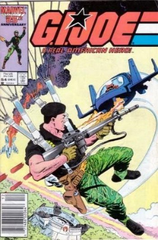 Cover of GI Joe: A Real American Hero #54. One of 250,000 Vintage American Comics on sale from Krypton!