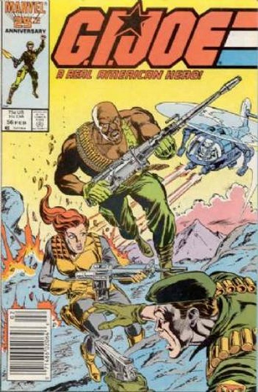 Cover of GI Joe: A Real American Hero #56. One of 250,000 Vintage American Comics on sale from Krypton!