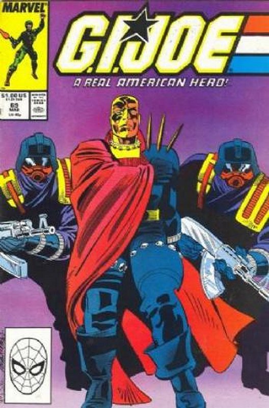 Cover of GI Joe: A Real American Hero #69. One of 250,000 Vintage American Comics on sale from Krypton!