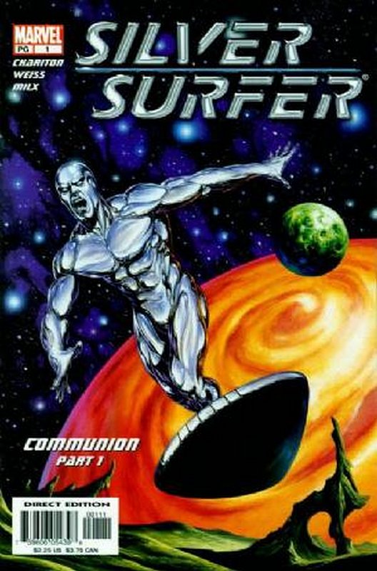 Cover of Silver Surfer (Vol 3) #1. One of 250,000 Vintage American Comics on sale from Krypton!