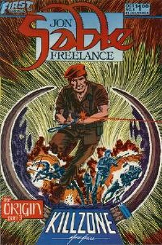 Cover of Jon Sable: Freelance (Vol 1) #5. One of 250,000 Vintage American Comics on sale from Krypton!