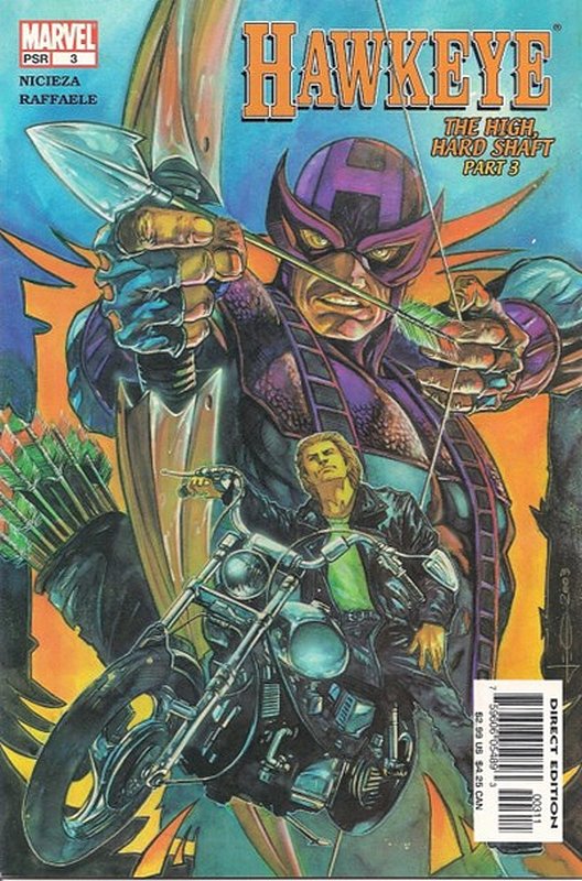Cover of Hawkeye (Vol 1) #3. One of 250,000 Vintage American Comics on sale from Krypton!