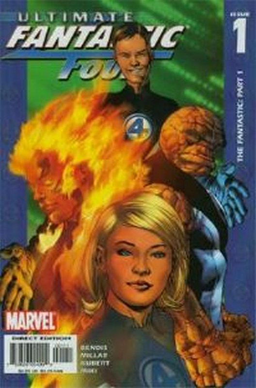 Cover of Ultimate Fantastic Four (Vol 1) #1. One of 250,000 Vintage American Comics on sale from Krypton!