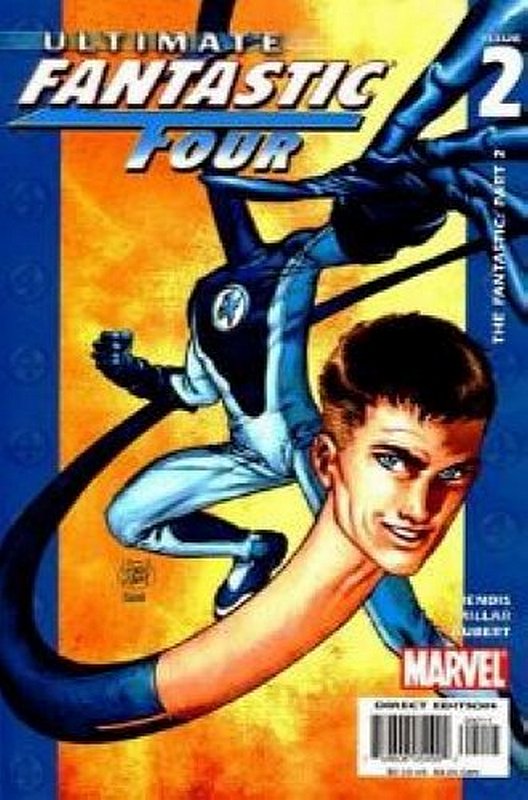 Cover of Ultimate Fantastic Four (Vol 1) #2. One of 250,000 Vintage American Comics on sale from Krypton!