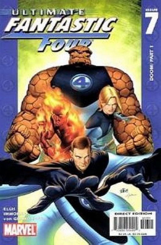 Cover of Ultimate Fantastic Four (Vol 1) #7. One of 250,000 Vintage American Comics on sale from Krypton!