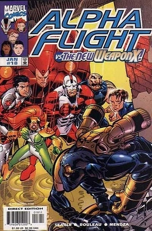 Cover of Alpha Flight (Vol 2) #18. One of 250,000 Vintage American Comics on sale from Krypton!