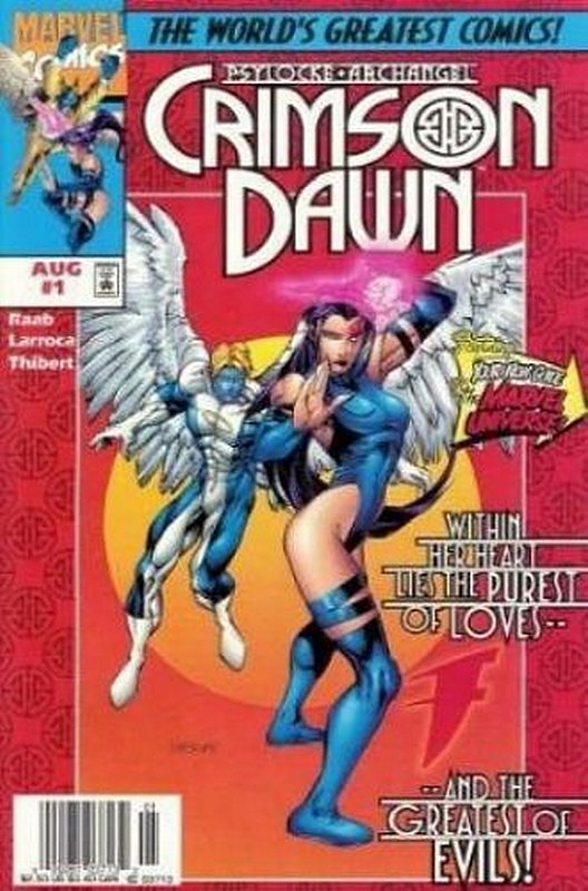Cover of Psylocke & Archangel: Crimson Dawn (1997 Ltd) #1. One of 250,000 Vintage American Comics on sale from Krypton!