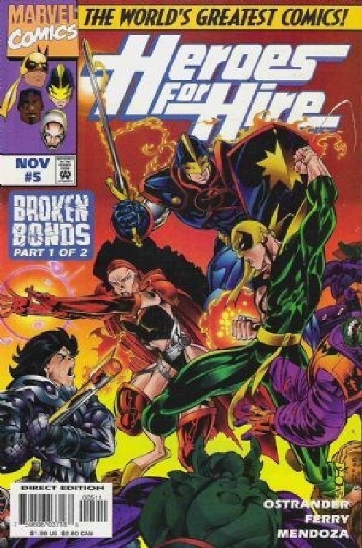 Cover of Heroes for Hire (Vol 1) #5. One of 250,000 Vintage American Comics on sale from Krypton!
