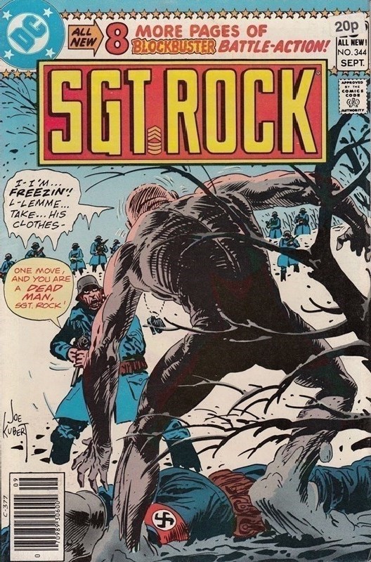 Cover of Sgt. Rock #344. One of 250,000 Vintage American Comics on sale from Krypton!